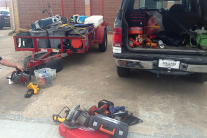 Several stolen items were recovered as six agencies worked together to bring justice. 