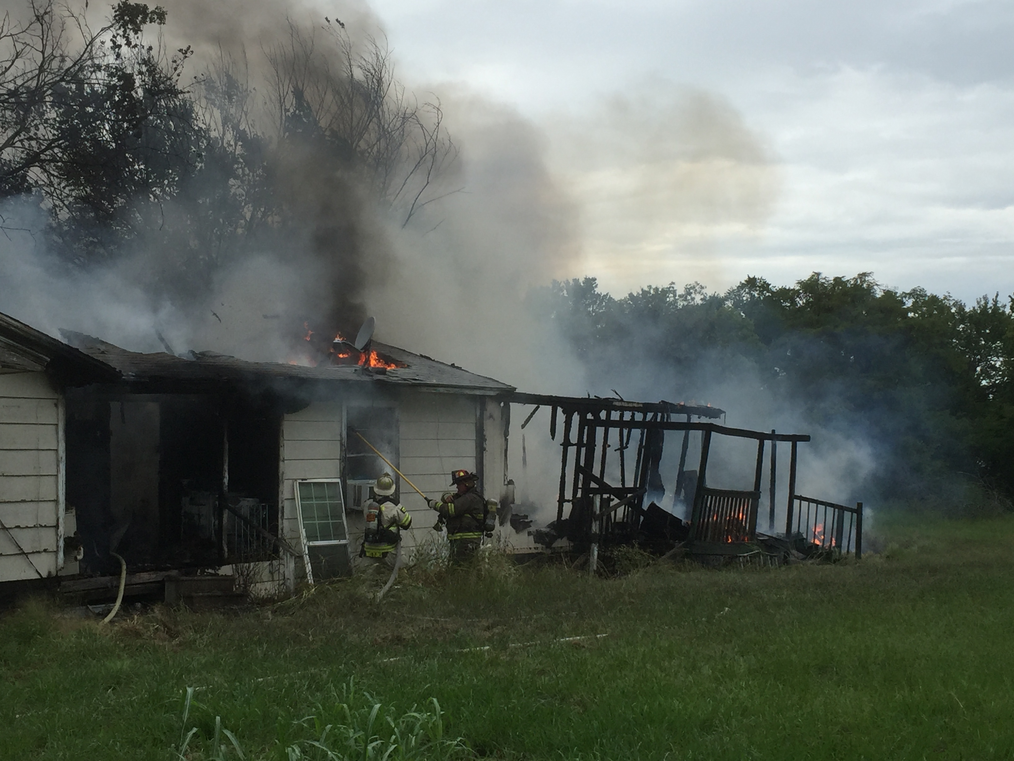 Arson suspected in vacant house fire