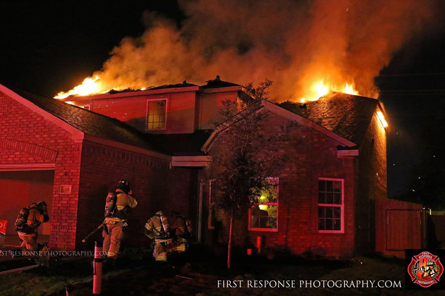 Multiple departments battle blaze