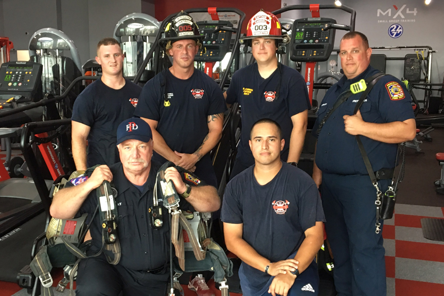 110 flights climbed by Princeton, Lowry Crossing in honor of 9/11