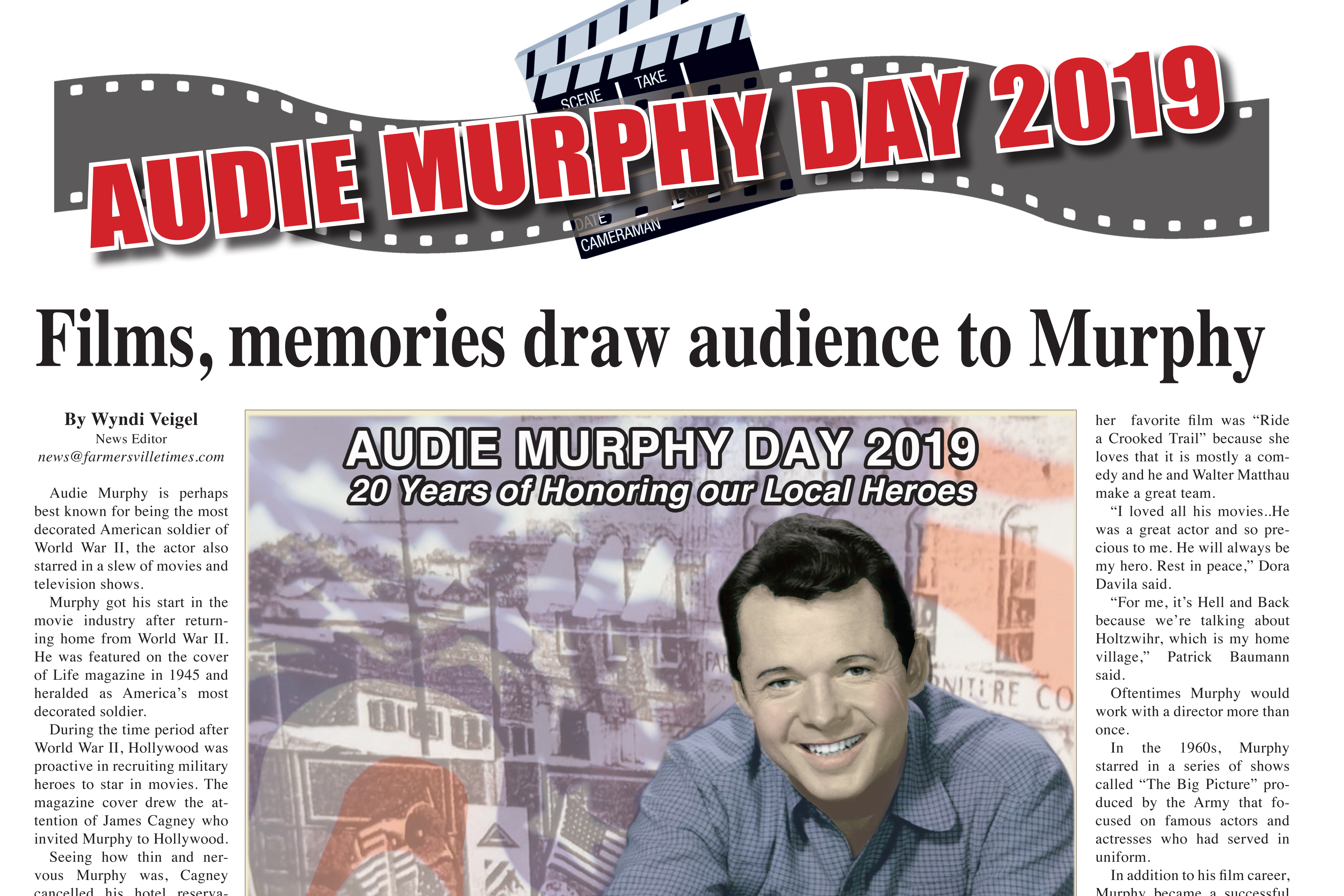 Films, memories draw audience to Murphy