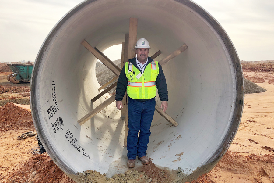 90-inch NTMWD pipeline started
