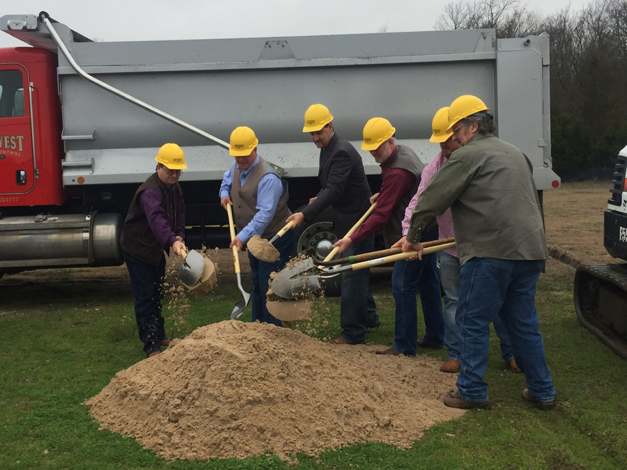 Cowboy Church breaks ground