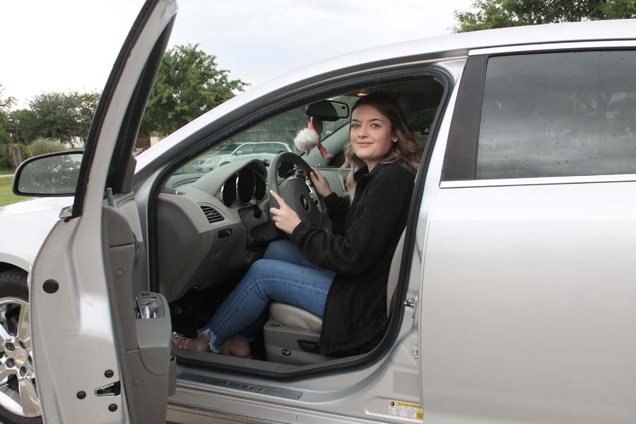 PHS senior wins car
