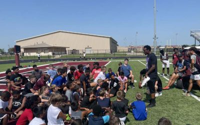 Panthers host youth football camp