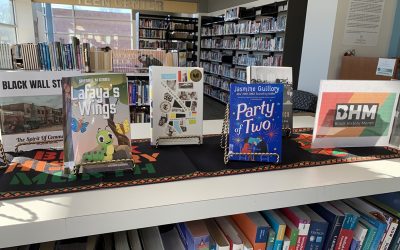Library hosting character story time April 7