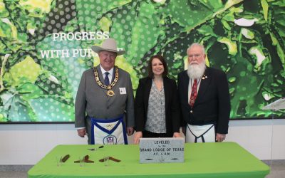 Cornerstone Ceremony held in Municipal Center