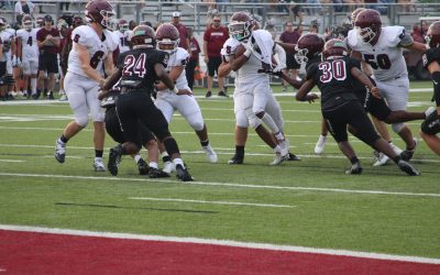 Young Panthers battle in spring game