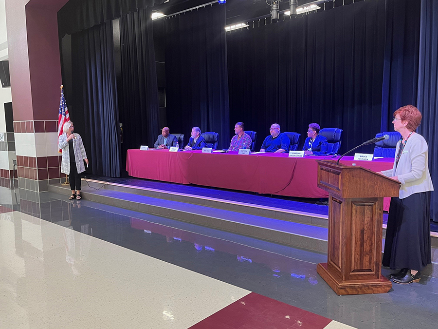 Forum focuses on school board candidates