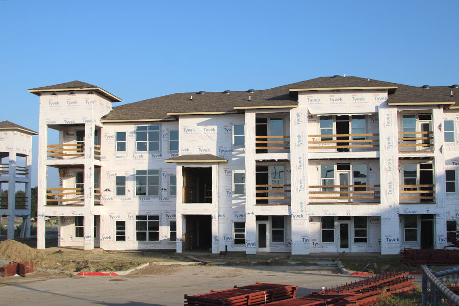 Work delayed on unfinished apartments
