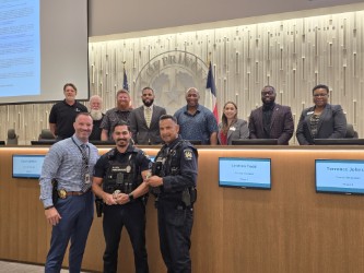 Police officers honored by city council