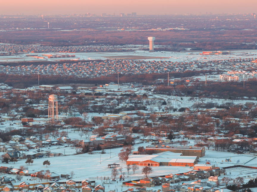 Winter freeze brings ice, closures across Texas