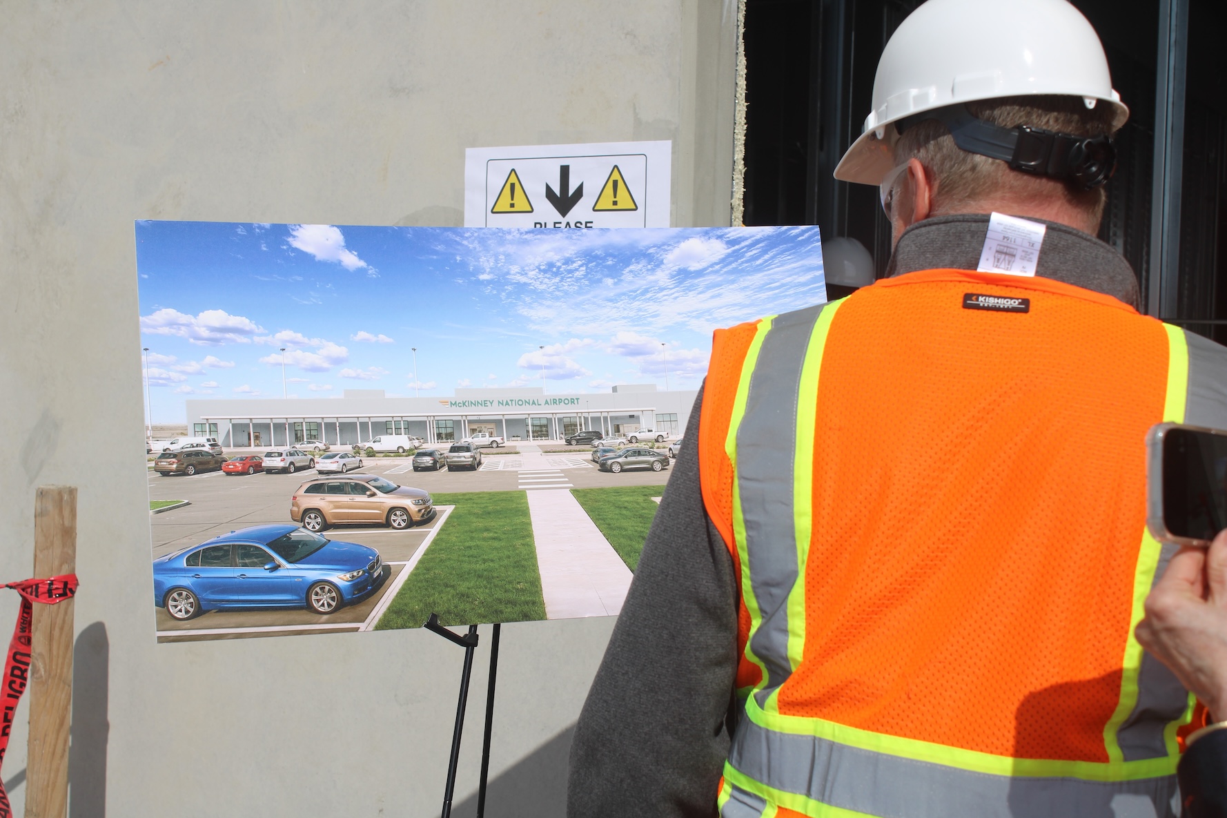 TKI terminal tour at McKinney National Airport