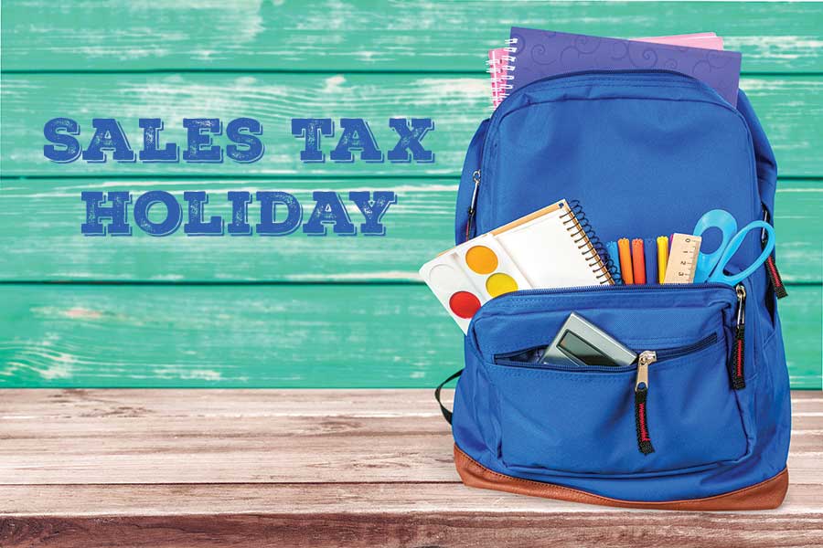 Save during sales tax holiday