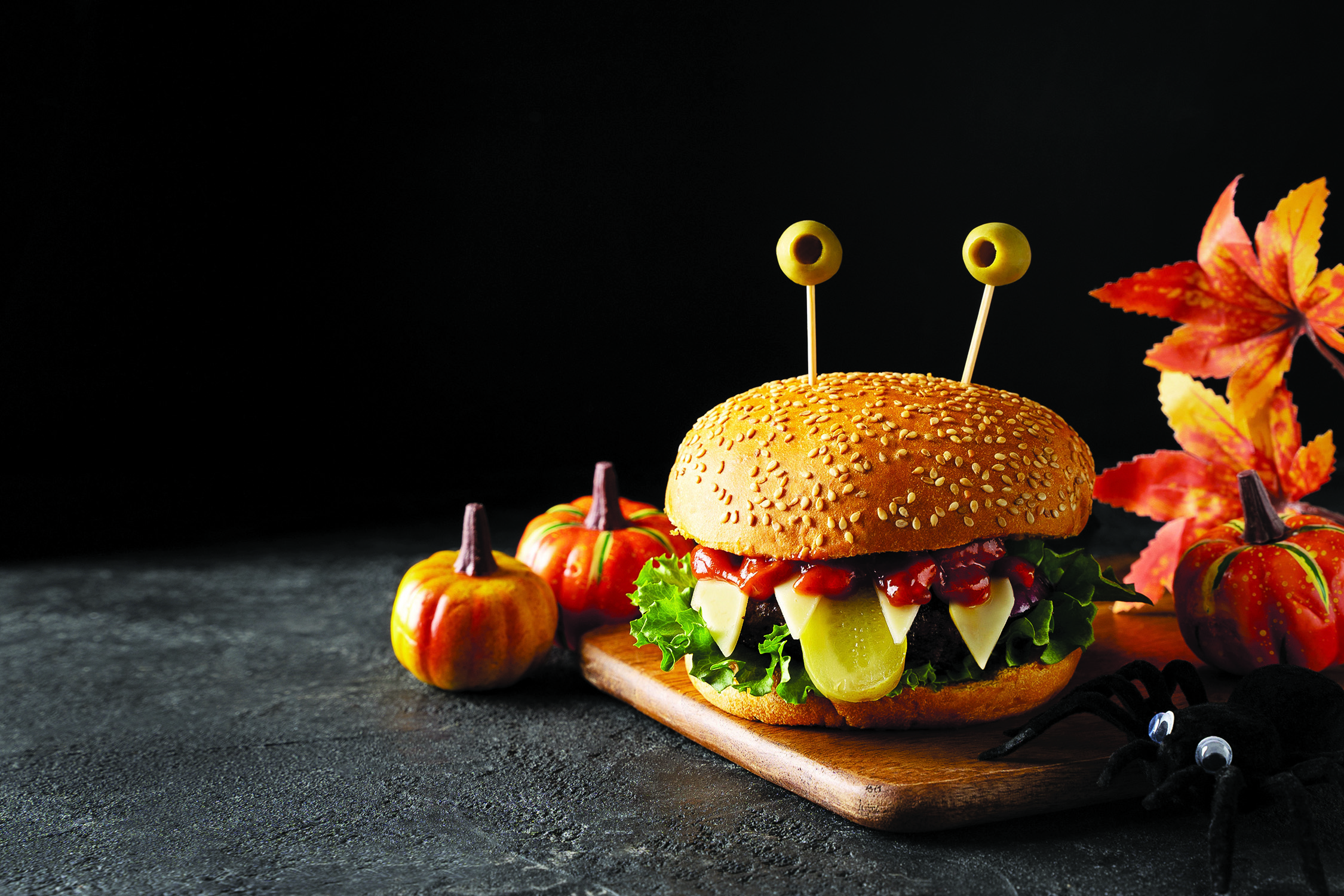 Halloween Monster Burgers that just might bite back